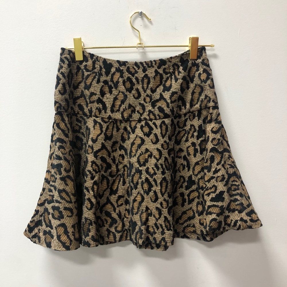 Free People Leopard Skirt